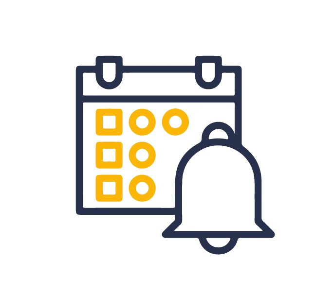 Customizable email reminders (SMS reminders available with Tier 3 Memberships)